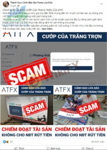  ATFX lừa đảo chiếm đoạt tài sản khách hàng 