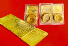 Giá vàng 4/12: Vàng nhẫn tiếp tục giảm