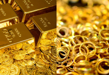 Giá vàng 16/1: Vàng miếng và vàng nhẫn đồng loạt đảo chiều giảm