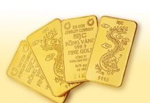 Giá vàng ngày 4/6 giảm mạnh, lùi về vùng 154–157 triệu đồng/lượng